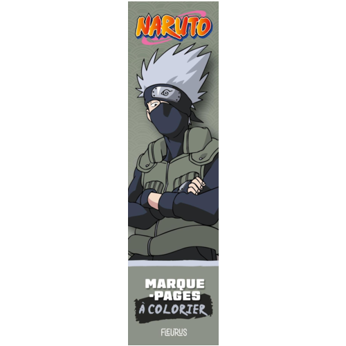 Coloriages - MARQUE-PAGES A COLORIER NARUTO  EDITION KAKASHI