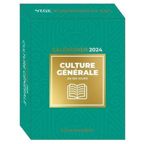 Agendas/Calendriers - GRAND CALENDRIER ALMANA'BOX CULTURE GENERALE EN 365 JOURS 2024