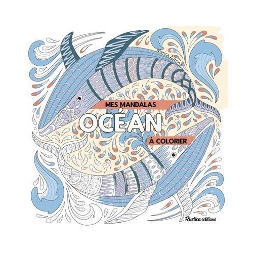Coloriages - MES MANDALAS OCEAN A COLORIER