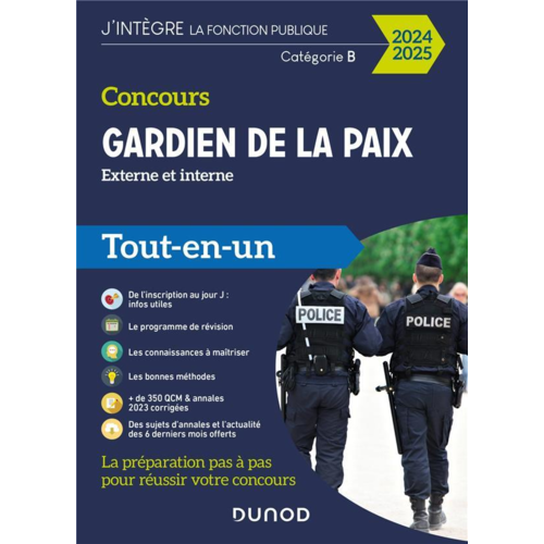 Parascolaire et dictionnaires - CONCOURS GARDIEN DE LA PAIX 2024-2025 - TOUT-EN-UN