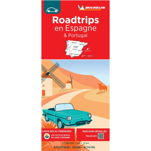 Guides / Cartes - CARTE NATIONALE EUROPE - CARTE NATIONALE ROADTRIPS EN ESPAGNE & PORTUGAL