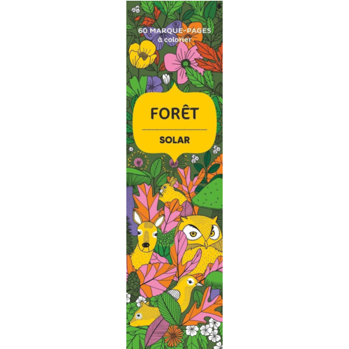 Coloriages - MARQUE-PAGE FORET